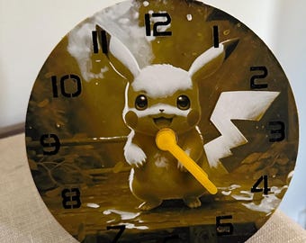 Zegar Pikachu wydrukowany w 3D