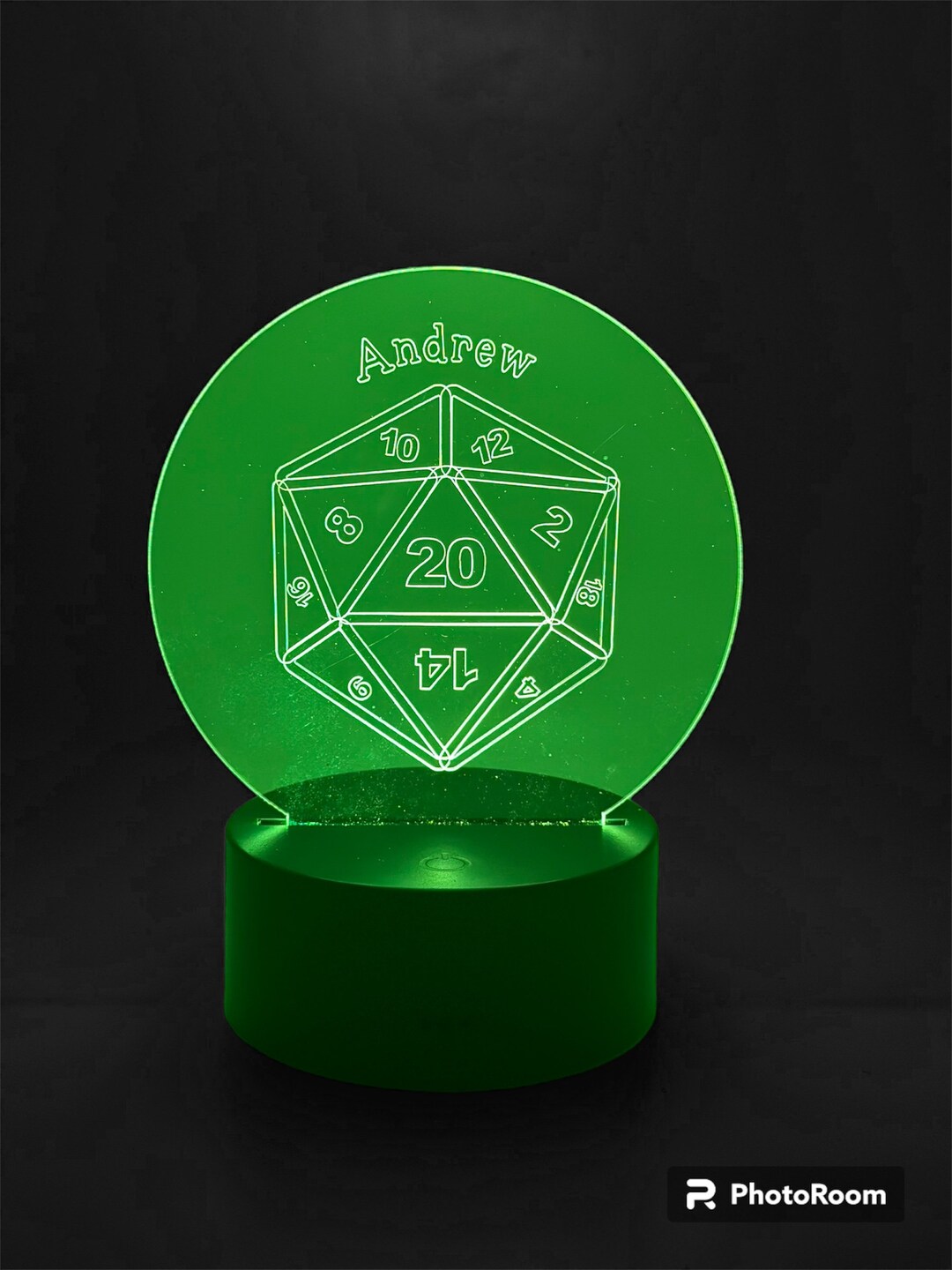 Personalized Dungeons and Dragons Illusion Night Light LED Acrylic Has ...