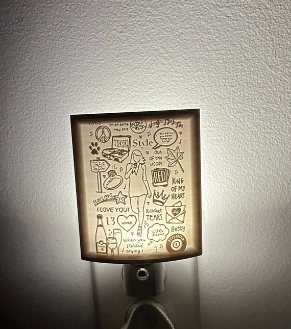 Taylor Swift 3D Printed Night Light 