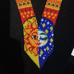 Tournesol Nacklace, nacklace africain, bijoux massai / bijoux ethniques, Nacklace fait à la main, pour femmes, pour mariage, pour les surdoués, nacklace multicolore