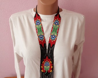 Garden/Handicrafts/Ukrainian Nacklace Massai/African nacklace/ for women/for weddings /for gifted/multicolor jewellery/women long Nacklace