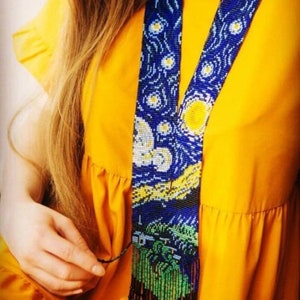 Garten/Kunsthandwerk/Ukrainische Kette Massai/Afrikanische Kette/ für Frauen/für Hochzeiten/für Beschenkte/mehrfarbiger Schmuck/Frauen lange Kette