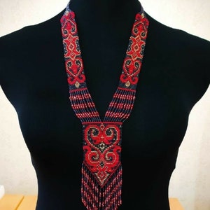 Garden/Handicrafts/Ukrainian Nacklace Massai/African nacklace/for weddings /for gifted/multicolor jewellery/woman long Nacklace/With Earring