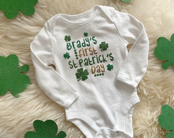 First St Patrick’s Day | personalized onesie
