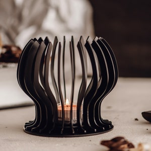 Metall Kerzenhalter\ Kerzenhalter\ Teelichthalter aus Metall\ Muttertagsgeschenk\ Geschenke für Sie\ handgefertigt\ Wohnaccessoires\ minimalistisch