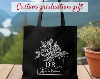 Bolsa personalizada para médico, presente para recém-formados com doutorado, presente para estudantes de medicina, presente para doutorandos, presente para novos médicos.