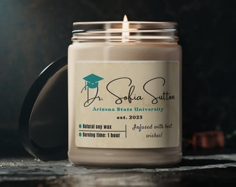 Doctor graduation aroma eco travel candle | medical doctor, doctorate gift, graduation doctorate gift, University est. 2023, PhD student