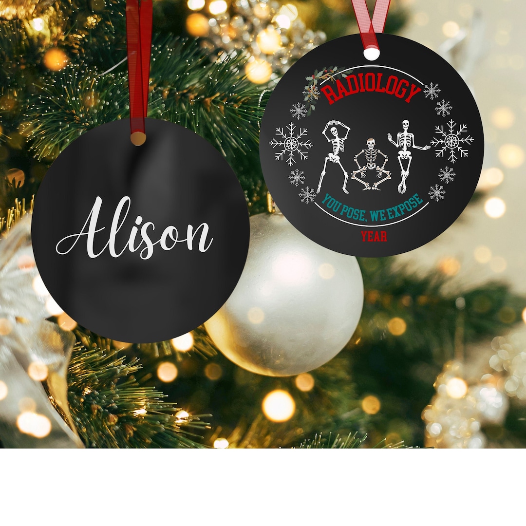Personalized Radiology Christmas Ornament Xray Tech Rad Etsy
