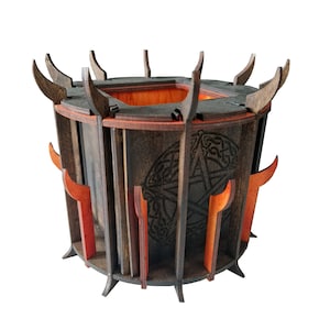 Box 1/ D&D / Dungeons and Dragons Chest / plywood / laser cut / 3mm thick / svg, pdf, eps, dxf / digital file