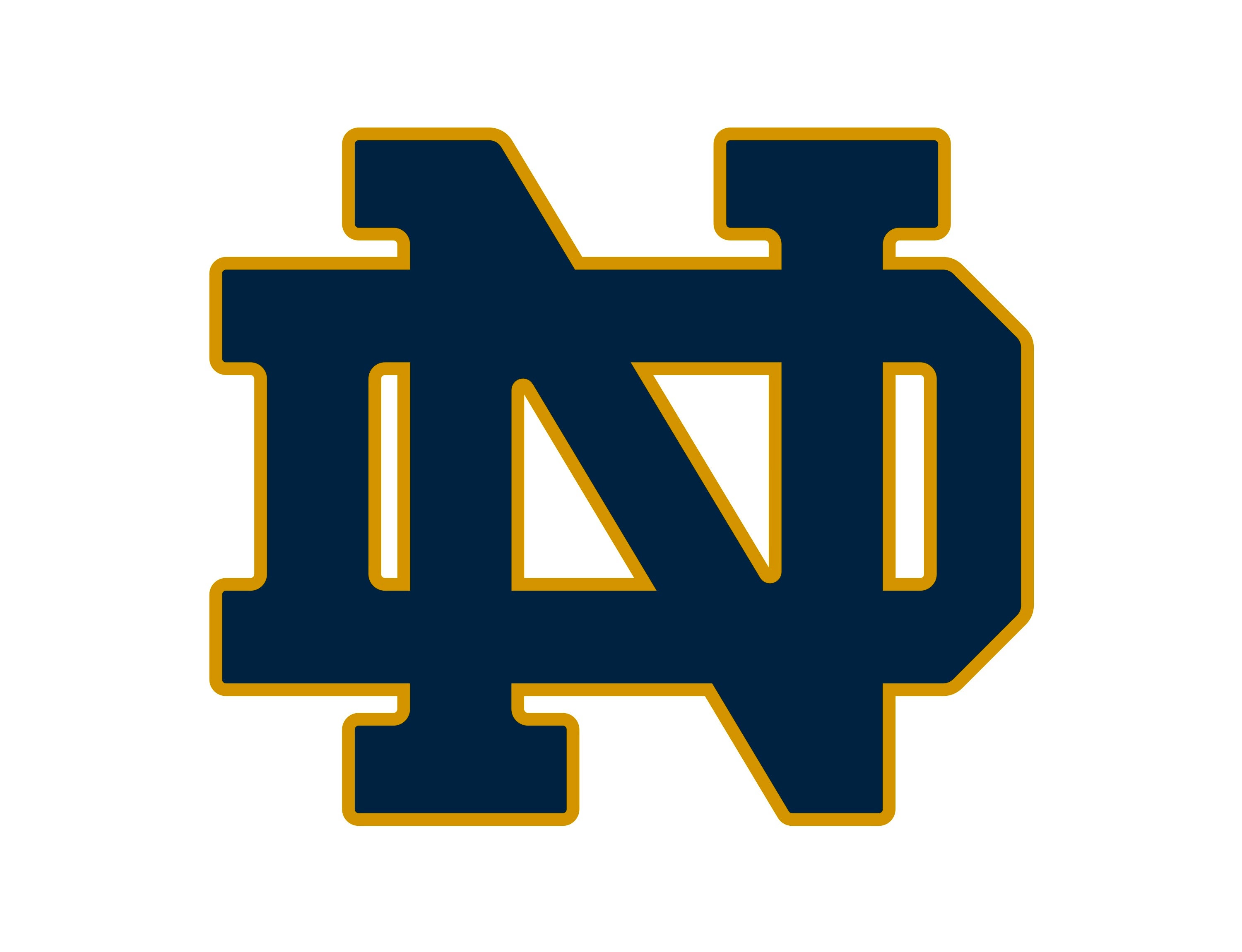 Notre Dame Football Clipart
