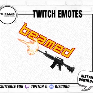 strahlte | Twitch Emote | Youtube Emote | Discord Emote | Luftschlangen Emote | FPS Emote | Lustiges Emote | ez | g| gelasert |