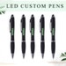 Personalized LED Pen Customized LED Pens With Stylus Custom Name Pens ...