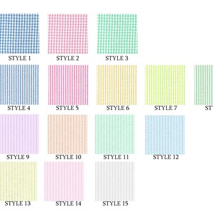 Seersucker Fabric By The Yard Half Yard Many Colors Designer Seersucker Striped Cotton Blend Seersucker image 6