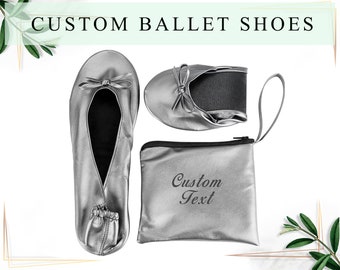 Rollable Wedding Flats Shoes, Bridesmaid Slippers, Ballet Flats, Foldable Flats, Slippers for Wedding, Wedding Flats, Bridesmaid Slippers.