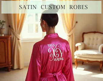 Pretty Quinceanera Robes, Mis Quince Anos Robes, Mis Quince, Robes for Mama de Quince, Quinceanera Gifts, Birthday Robes, Satin Quince Robes