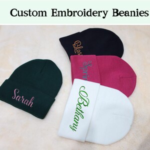 Custom Beanie, Custom Logo Beanie, Personalize Beanie, Winter Hat, Custom Hats, Embroidery Beanies, Womens Beanies, Customize Name Beanies