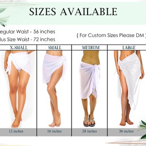 Customized Sarongs Beach Wrap Bachelorette Party Swim Cover Up Bridal Sarongs Bride Tribe Cover Up Team Bride Sarong Women Short image 3