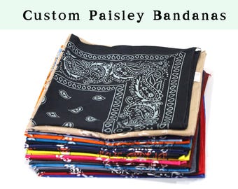 Customizable Bandana Personalized Bandana Custom Bandana Custom Name Bandana Logo Bandana Human Custom Headband Customizable Bandana