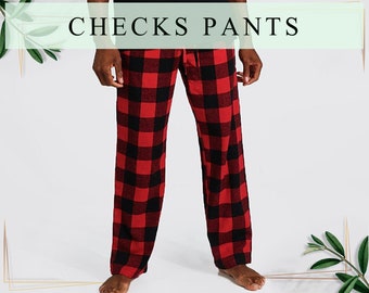 Personalized Unisex Flannel Style Pants - Custom Women Flannel Pant - Custom Flannel Pajama Pants - Custom Bridesmaid Flannel Pant