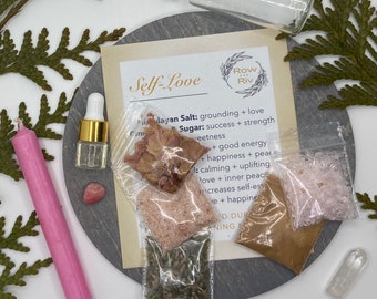 Selbstliebe - DIY Manifestation Glas Kit