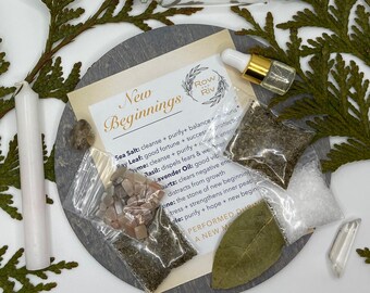 Neue Anfänge - DIY Manifestation Glas