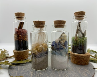 Element Gläser - DIY Erde, Luft, Feuer, Wasser