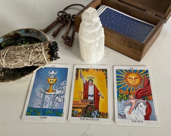 Drei Karten Mini Tarot Legung