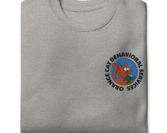 Orange Cat Behavioral Services Embroidered Sweatshirt