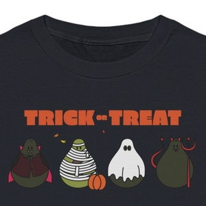 Avocado, Cute Avocado Halloween Shirt, Spooky Avocado T Shirt, Avocado Shirt, Trick or Treat Shirt, Cute Avocado, Halloween Tee, Funny Shirt