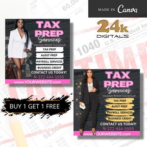Tax Flyer, DIY Tax Prep Flyer, Tax Prep Services Flyer, Tax Prep Flyer Template, Tax Season, Tax Social Media flyer, Tax Preparation
