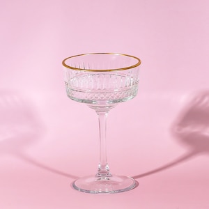 Coloch 4 Pack Cocktail Coupe Glasses with Stem, 7oz Crystal Tall Martini  Glasses Vintage Champagne C…See more Coloch 4 Pack Cocktail Coupe Glasses