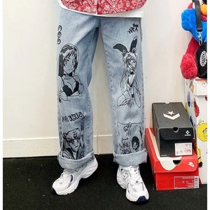 Cartoonbox Anime Zipper Printed Jeans