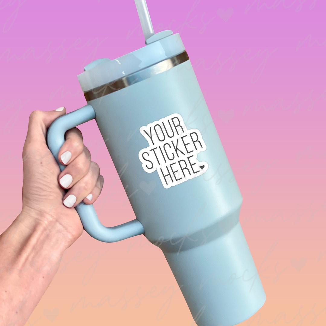 Tumbler Sticker Mockup Stanley Cup Tumbler Mockup Stanley Tumbler Mock