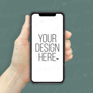 Phone Mockup | Iphone Mockup | Smart Object Mockup | Device Mockup | Photoshop Mockup | PSD File | Digital Greeting Card Mockup | PNG JPG