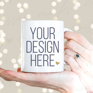 Christmas Coffee Mug Mockup | Christmas Mug Mock-up | Christmas Mock-up | White Mug Mockup | Coffee Cup Mockup | 11oz Mug Mockup