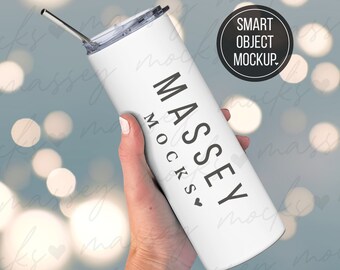 Christmas Tumbler MockUp | PSD File | 20oz Tumbler Mockup | Tumbler Smart Object Mockup | psd png jpg | Photoshop Mockup | Christmas Mockups