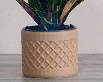 3D Printed Geometric Planter Pot: Eco-Friendly Home Decor