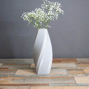 Vaso de estilo nórdico, vaso impresso em 3D, decoração original e moderna para casa, presente para ela, original, ecológico, presente para o dia das mães, vaso de flores