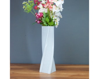3D Gedruckte Vase: Großes nordisches minimalistisches Wohndekor