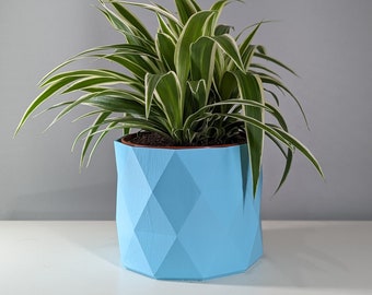 3D Printed Geometric Planter Pot: Modern Home Decor