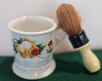 Vintage Koken Babers Supply Shaving Mug Roses Germany.