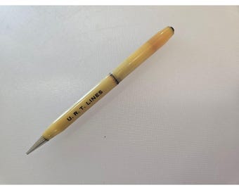 Vintage 1930s mechanical pencil U.R.T. Lines. Please see pictures for best idea of condition