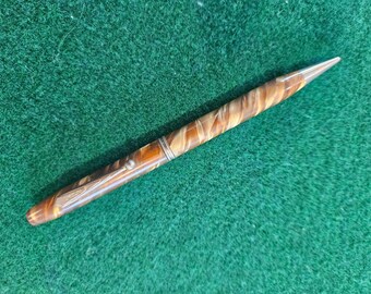 Rare Vintage Eagle Brown and Gold marble colored mechanical pencil.