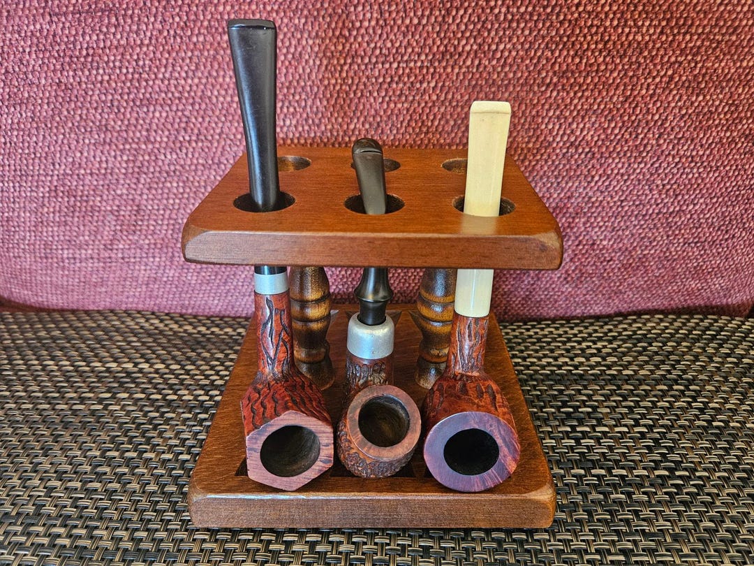 Antique Wood Pipe Rack Cornwall Wood Products South Paris Maine ...