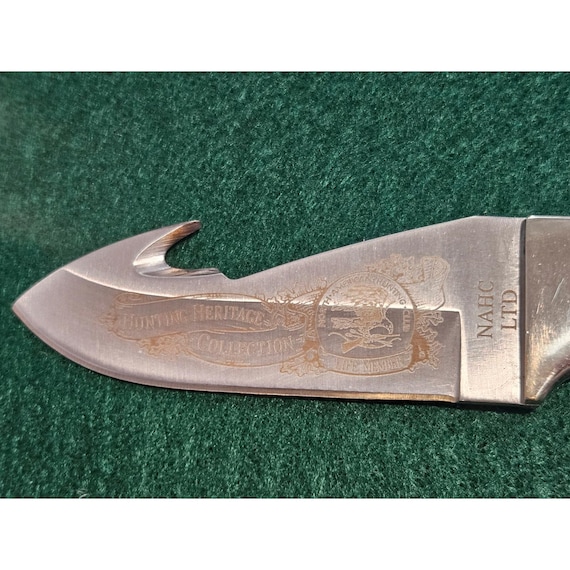 NAHC LTD Knife North American Hunting Club Guthook Fixed Blade - Etsy