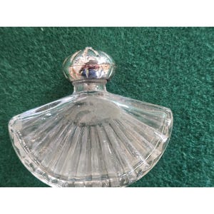 Vintage 1940&#39;s Fan shaped perfume bottle