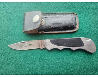 Precise Blackhawk #16414 Single Blade Pocketknife with Stainless Steel Handle and sheath