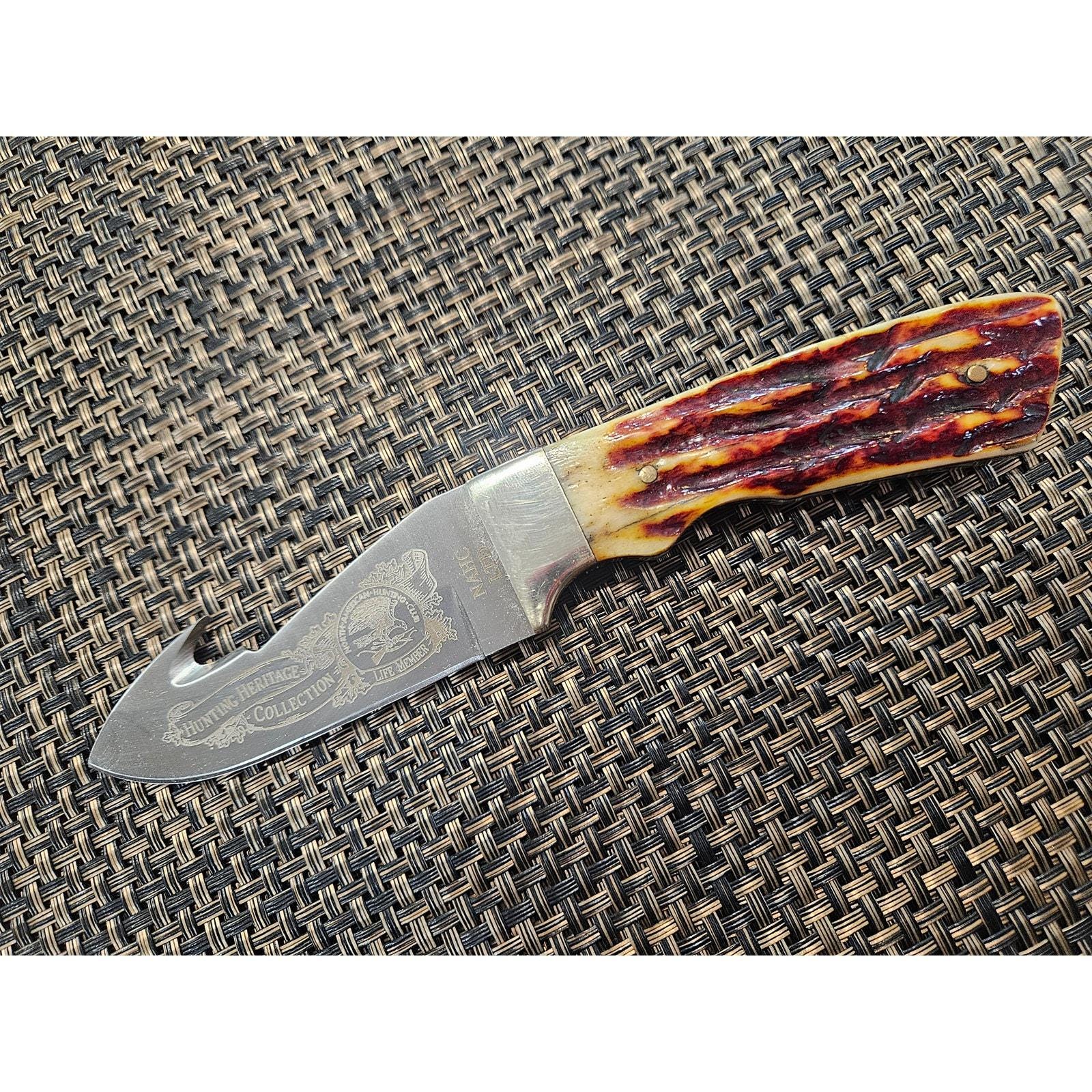 NAHC LTD Knife North American Hunting Club Guthook Fixed Blade - Etsy
