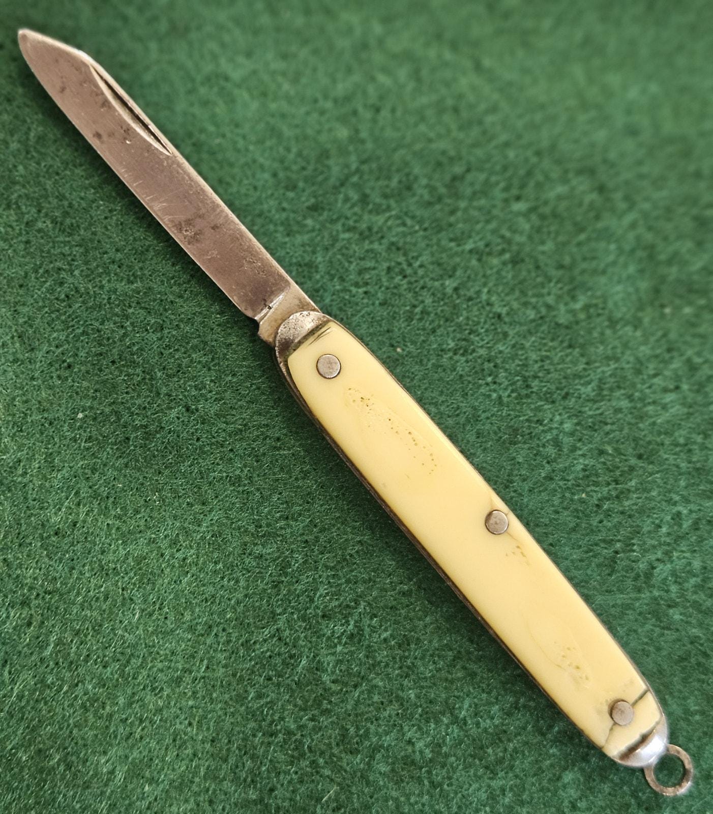 COLONIAL Prov RI USA Pocketknife Keychain Pen/watch Fob Knife - Etsy