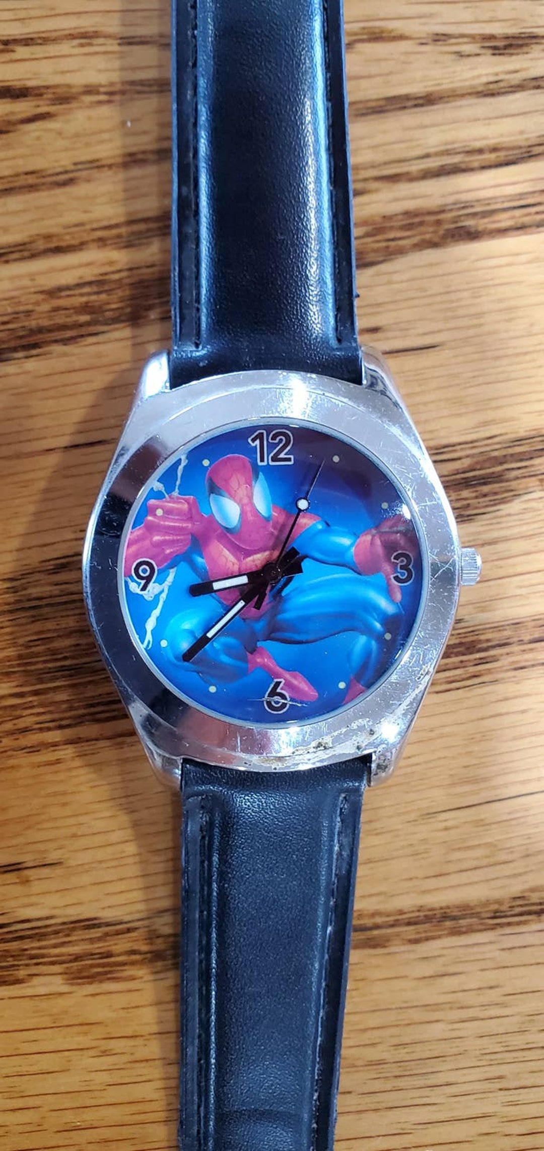 Vintage Marvel Spiderman Watch 2004 Marvel Action Hero Watch Marvel